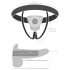 You2Toys Strap-on - hul vibrator med hul, der kan fastgøres (naturfarve)