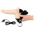 You2Toys Strap-on - hul vibrator med hul, der kan fastgøres (naturfarve)