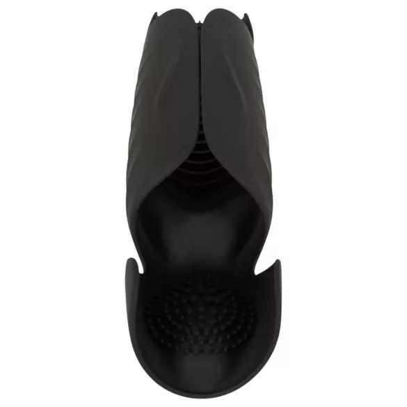 Rebel - penishovedvibrator med 3 motorer - sort