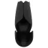 Rebel - penishovedvibrator med 3 motorer - sort