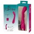 SMILE G-punkt - genopladelig, ribbet G-punkt vibrator (lilla)