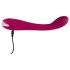 SMILE G-punkt - genopladelig, ribbet G-punkt vibrator (lilla)