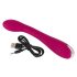 SMILE G-punkt - genopladelig, ribbet G-punkt vibrator (lilla)