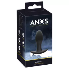ANOS - prostatavibrator - genopladelig vandtæt - sort