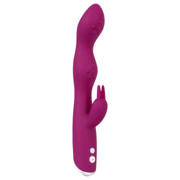 SMILE - fleksibel A- og G-punkt vibrator med bevægelig arm (lilla)