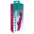 SMILE - fleksibel A- og G-punkt vibrator med bevægelig arm (lilla)