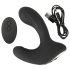 Rebel RC - Genopladelig, trådløs anal vibrator med pumpefunktion (sort)