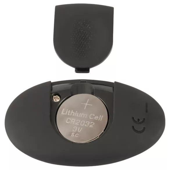 Rebel RC - oppustelig anal vibrator med fjernbetjening - genopladelig sort