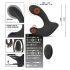 Rebel RC - Genopladelig, trådløs anal vibrator med pumpefunktion (sort)