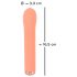 You2Toys Peachy! Mini G-punkts-akkuvibrator (fersken)
