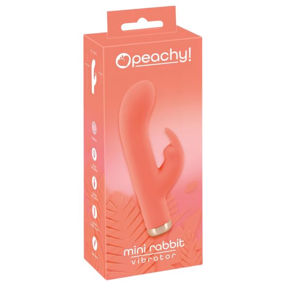 You2Toys Peachy! Mini Kanin - Genopladelig Kaninvibrator (Ferskenfarvet)