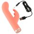 You2Toys Peachy! Mini Kanin - Genopladelig Kaninvibrator (Ferskenfarvet)