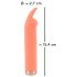 You2Toys peachy! mini bunny - kaninører klitoris vibrator (fersken)