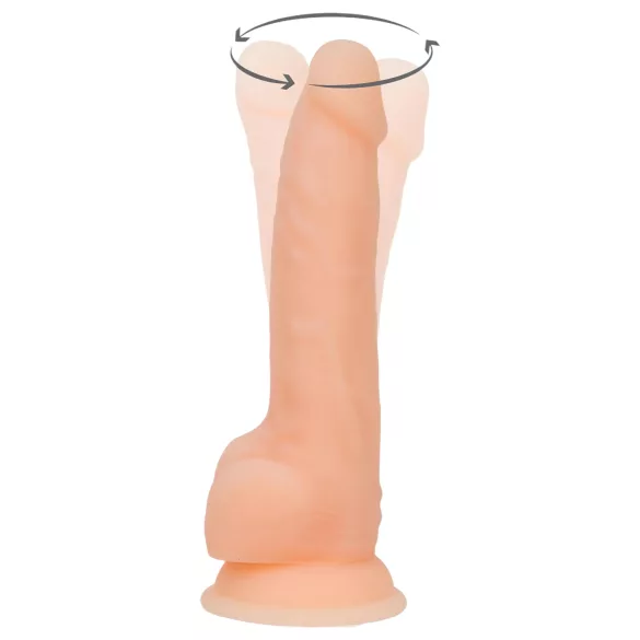 Naked Addiction - roterende vibrator - 20 cm - natur