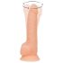 Naked Addiction Drejeligt Vibrator (20cm) - Naturlig