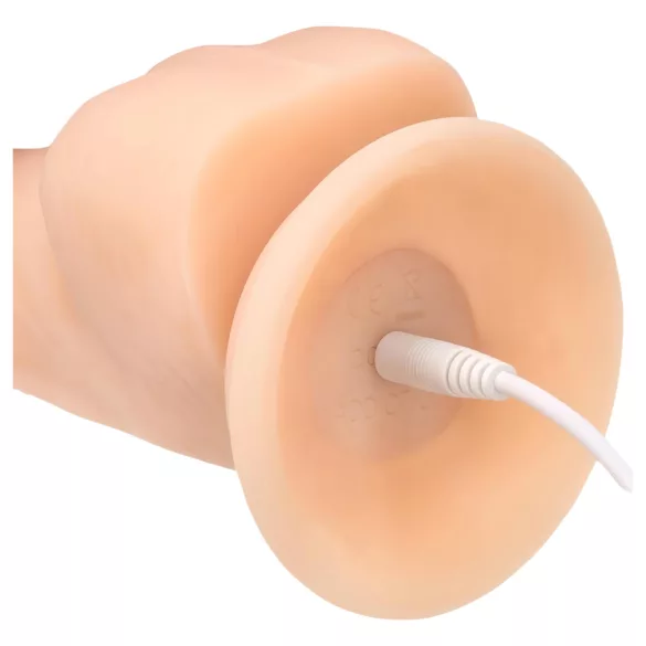 Naked Addiction - roterende vibrator - 20 cm - natur