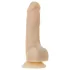 Naked Addiction Rotating 7 - roterende vibrator (18cm) - naturlig