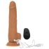 Naked Addiction Thrusting 9 - Kraftfuld vibrator i mørk, 23 cm