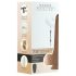 Naked Addiction 19 cm støt-vibrator - naturlig