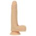 Naked Addiction 19 cm støt-vibrator - naturlig