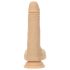 Naked Addiction 19 cm støt-vibrator - naturlig