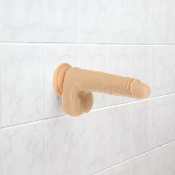 Naked Addiction Thrusting 7,5 - stødp   ibrator (19 cm, naturfarvet)