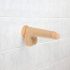 Naked Addiction 19 cm støt-vibrator - naturlig