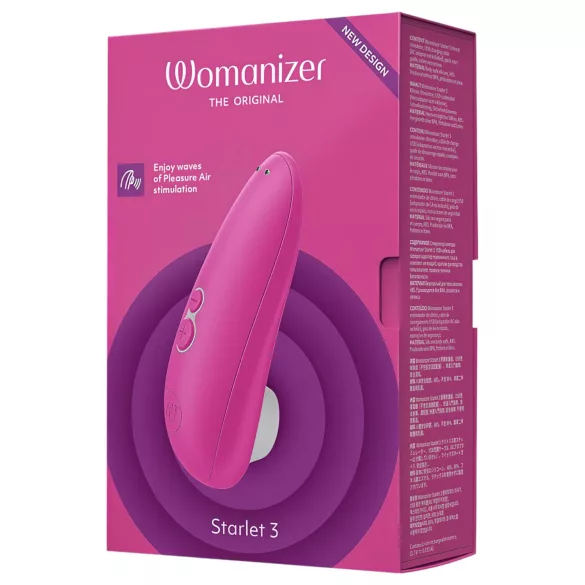 Womanizer Starlet 3 - klitorisvibrator med lufttryk - pink
