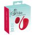 SMILE Slim Trusse - genopladelig, fjernbetjent klitorisvibrator (rød)