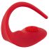 SMILE Slim Trusse - genopladelig, fjernbetjent klitorisvibrator (rød)
