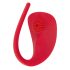 SMILE Slim Trusse - genopladelig, fjernbetjent klitorisvibrator (rød)