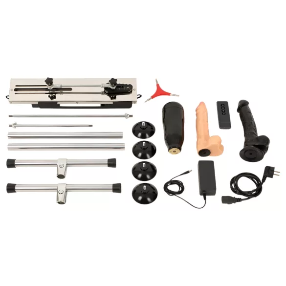 The Banger - sexmaskine - dobbeltfunktion med 2 dildoer og 1 kunstig vagina