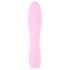 Cuties Mini 3 - genopladelig, vandtæt, rillet vibrator (pink)