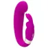 Happyrabbit - G-punkt vibrator med klitorisarm - genopladelig - lilla