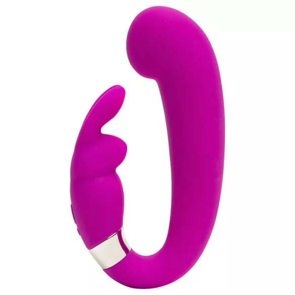 Happyrabbit - G-punkt vibrator med klitorisarm - genopladelig - lilla