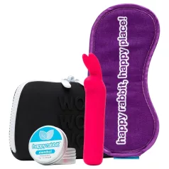 Happyrabbit - klitorisvibrator sæt - genopladelig - 4 dele