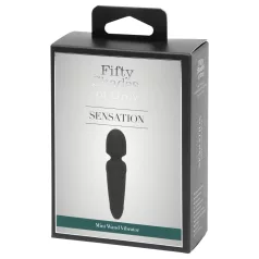 Fifty Shades Sensation Wand - mini massager (sort)