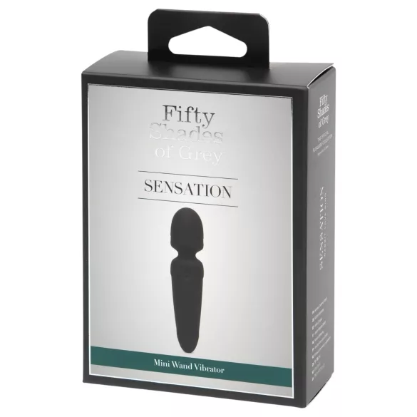 Fifty Shades Sensation Wand - mini massager (sort)