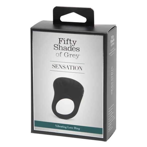 Sensation by Fifty Shades - Vibrerende penisring (sort)