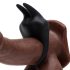 Fifty Shades - Kælen penisring med klitorisstimulator (sort)