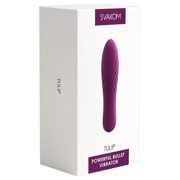 Svakom Tulip - genopladelig, mini stavvibrator (lilla)