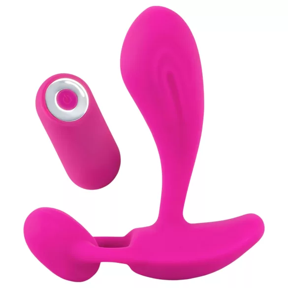 SMILE RC - G-punktsvibrator med fjernbetjening - genopladelig - pink