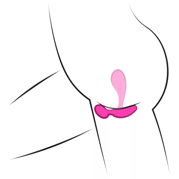 SMILE RC - G-punktsvibrator med fjernbetjening - genopladelig - pink