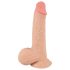 Naturtro dildo - 19cm (hudfarvet)
