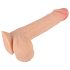Naturtro dildo - 19cm (hudfarvet)