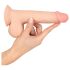 Naturtro dildo - 19cm (hudfarvet)