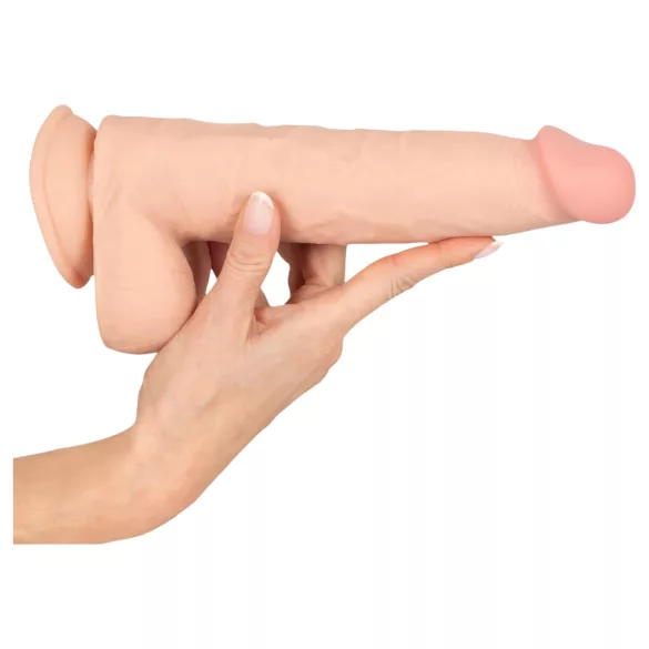 Natute Skin - dildo med hud - realistisk 25cm - naturfarve