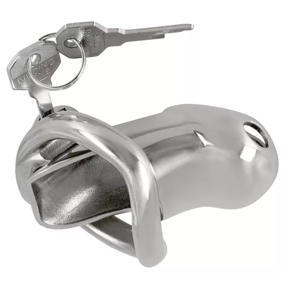 Fetish - penisketbur - metal - sølv