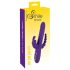 SMILE Triple - genopladelig, tredobbelt arm, roterende-vibrerende vibrator (lilla)
