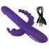 SMILE Triple - genopladelig, tredobbelt arm, roterende-vibrerende vibrator (lilla)